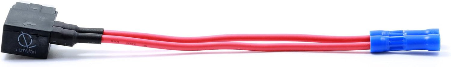 Lumision Dual Fuse Tap Regular ATO ATC APR with 5 AMP Fuses Automotive Boat RV 2 Leads Adds 2 positive lines add-a-circuit