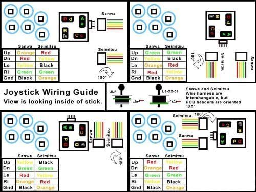 Sanwa Jlf-h Joystick Wiring Harness