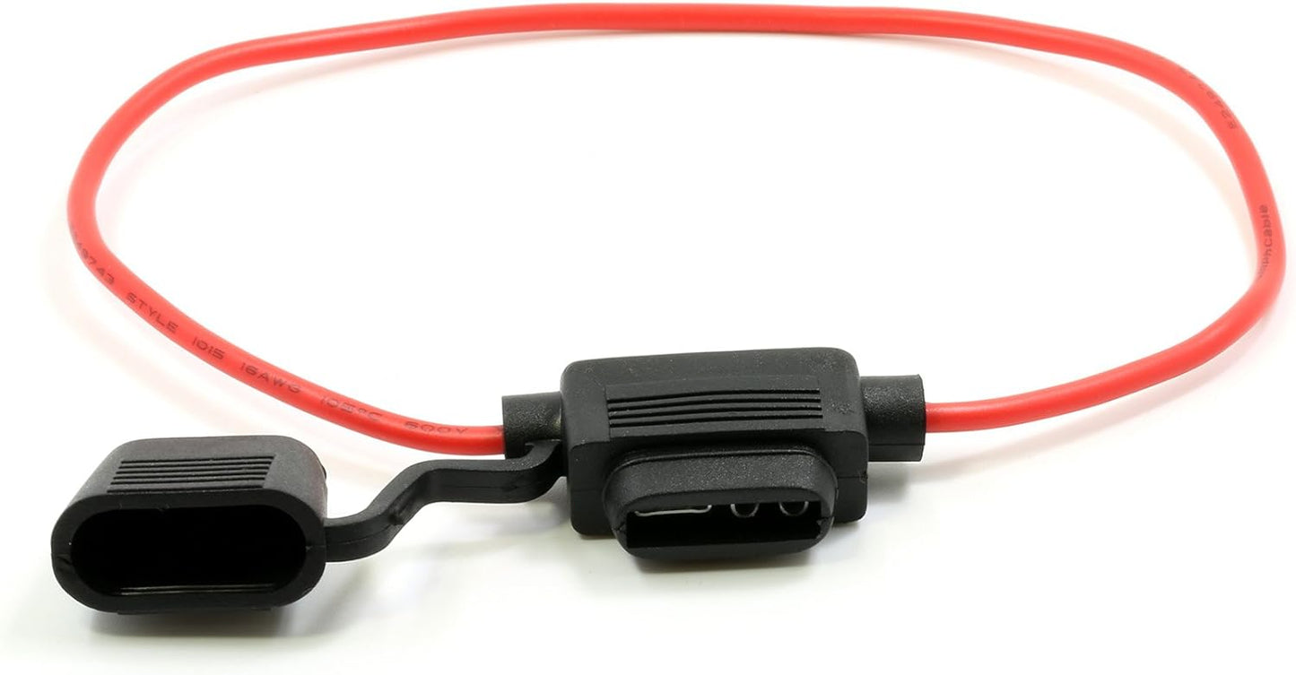 Lumision ATO ATC Inline 16AWG Fuse Holder (Water Proof) + 5AMP Fuse
