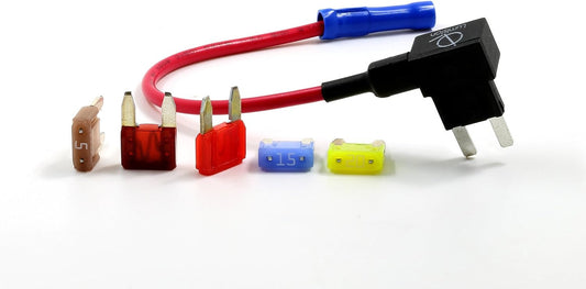 Lumision ADD Circuit Mini APM ATM Fuse TAP Add ON Dual Circuit Adapter AUTO CAR Terminal + Fuse Set 5, 7.5, 10, 15, 20 AMPS
