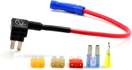 Lumision ADD-A-Circuit ATR MICRO2 Fuse-TAP Add ON Dual Circuit Adapter AUTO CAR Terminal + Fuse Set 5, 7.5, 10, 15, 20 AMPS