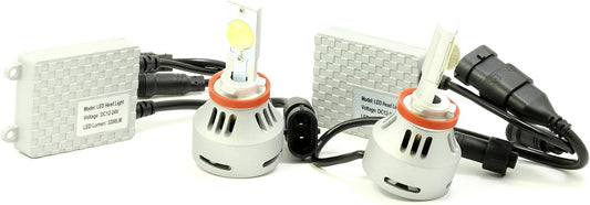 Lumision HXHL-H11 H8 H9 H11 LED CREE-MTG2 40W Headlight Low Beam Bulb Set 6400LM 6500K