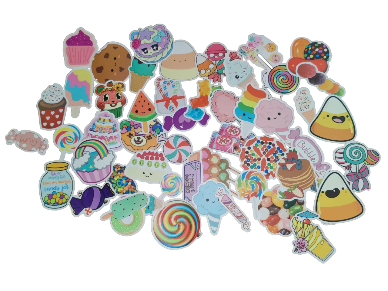 Cute animal cartoon anime Water proof Vinyl stickers pack of 50