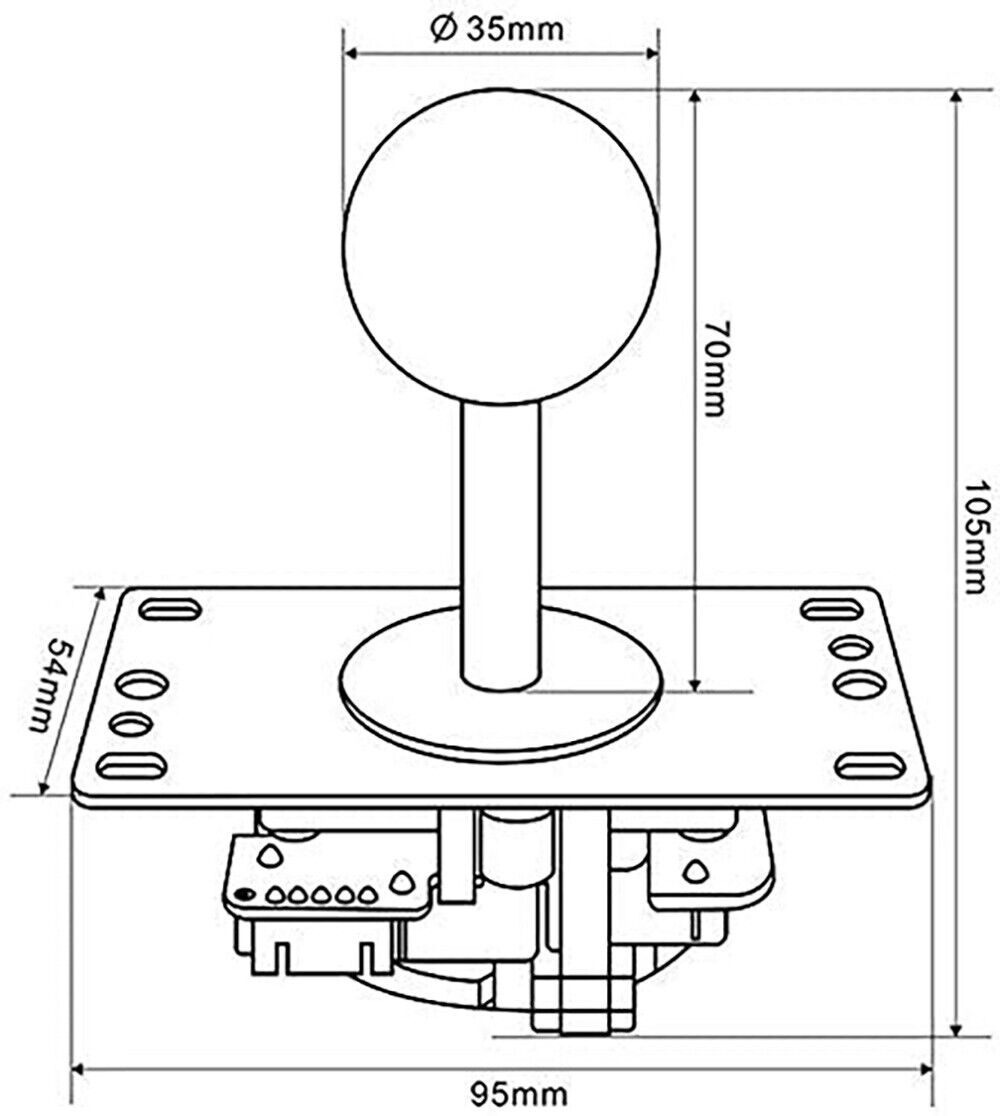 Sanwa Arcade Joystick JLF-TP-8YT