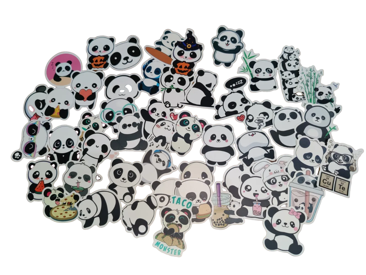 Cute animal cartoon anime Water proof Vinyl stickers pack of 50