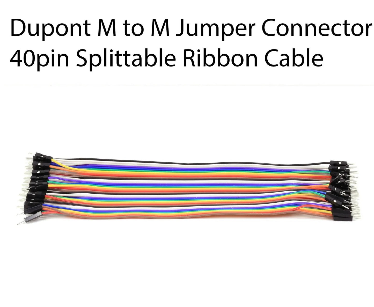 Dupont 40 Pin Splittable 7.5in Connector Cables Wire Jumper Arduino