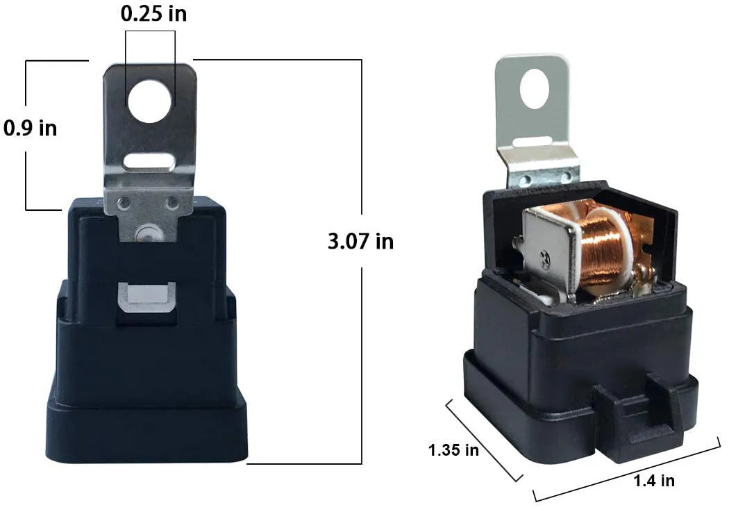 Lumision 30AMP 12V DC Water proof Relay and Harness 5-PIN SPDT Bosch Style 30A