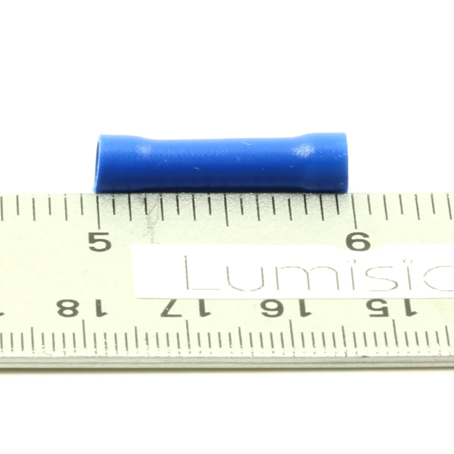 Lumision 10/25 Pack 14-16AWG Blue Gauge Butt Connector Terminal Wire Splice Connect