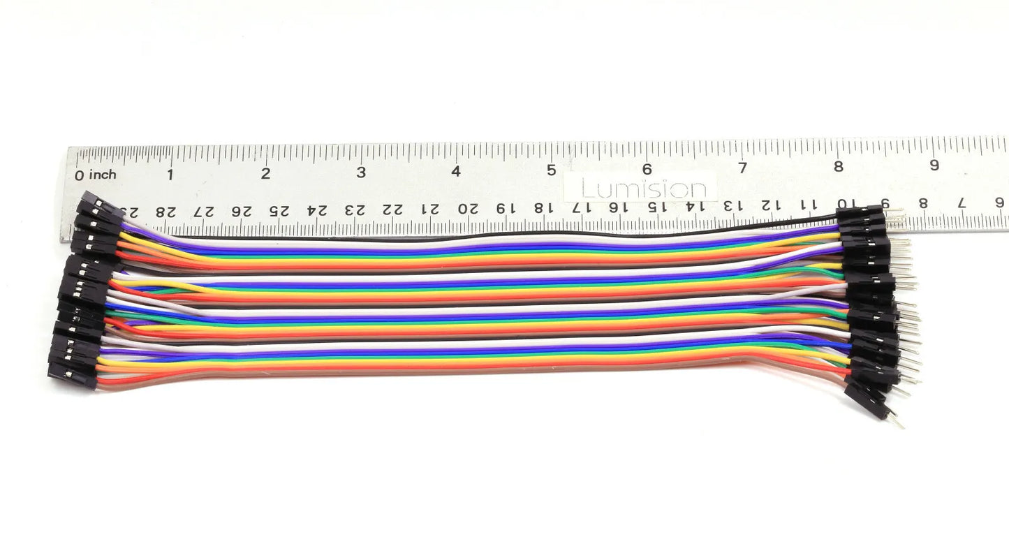 Dupont 40 Pin Splittable 7.5in Connector Cables Wire Jumper Arduino