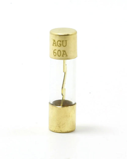 2 x AGU GOLD PLATED Fuse Inline High Quality Glass Car Audio