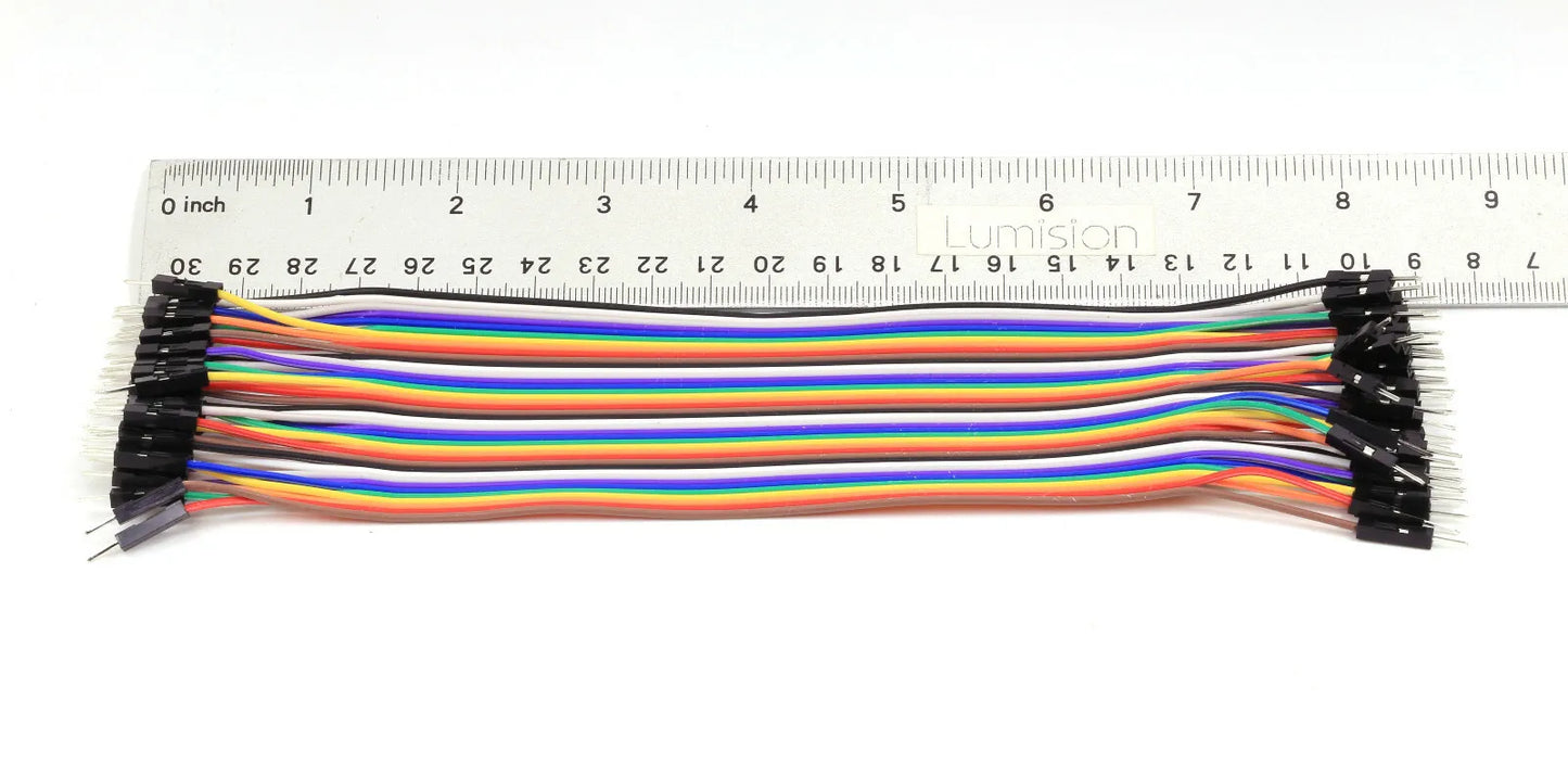 Dupont 40 Pin Splittable 7.5in Connector Cables Wire Jumper Arduino