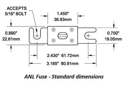Premium ANL Fuse DC32V for Auto Car Stereo Audio Amplifier Inverter