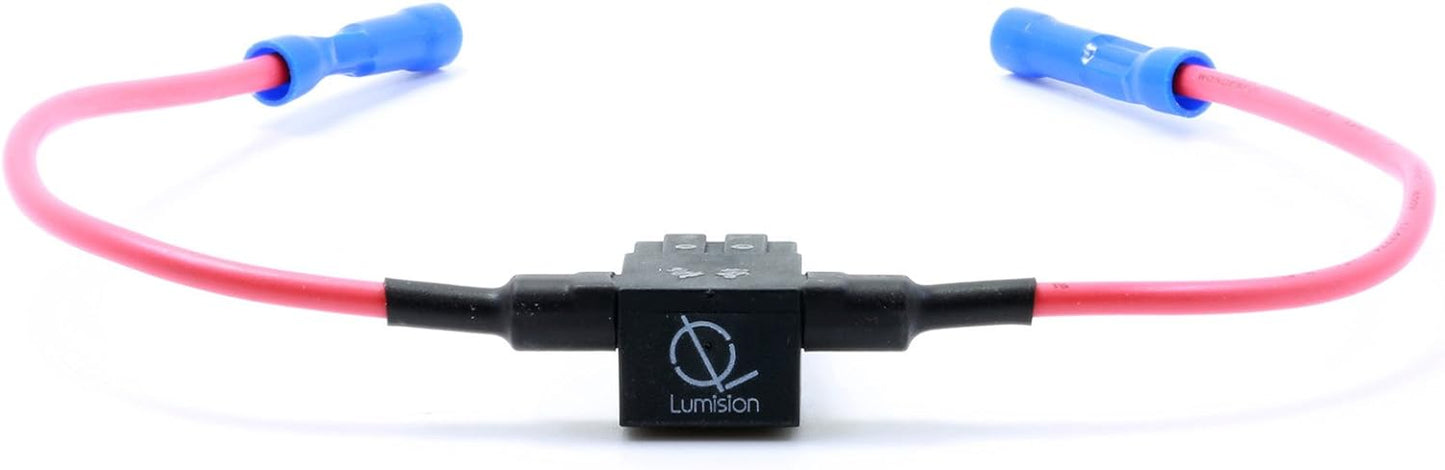 Lumision Dual Fuse Tap Micro3 ATL with 5 AMP Fuses Automotive Boat RV 2 Leads Adds 2 positive lines add-a-circuit