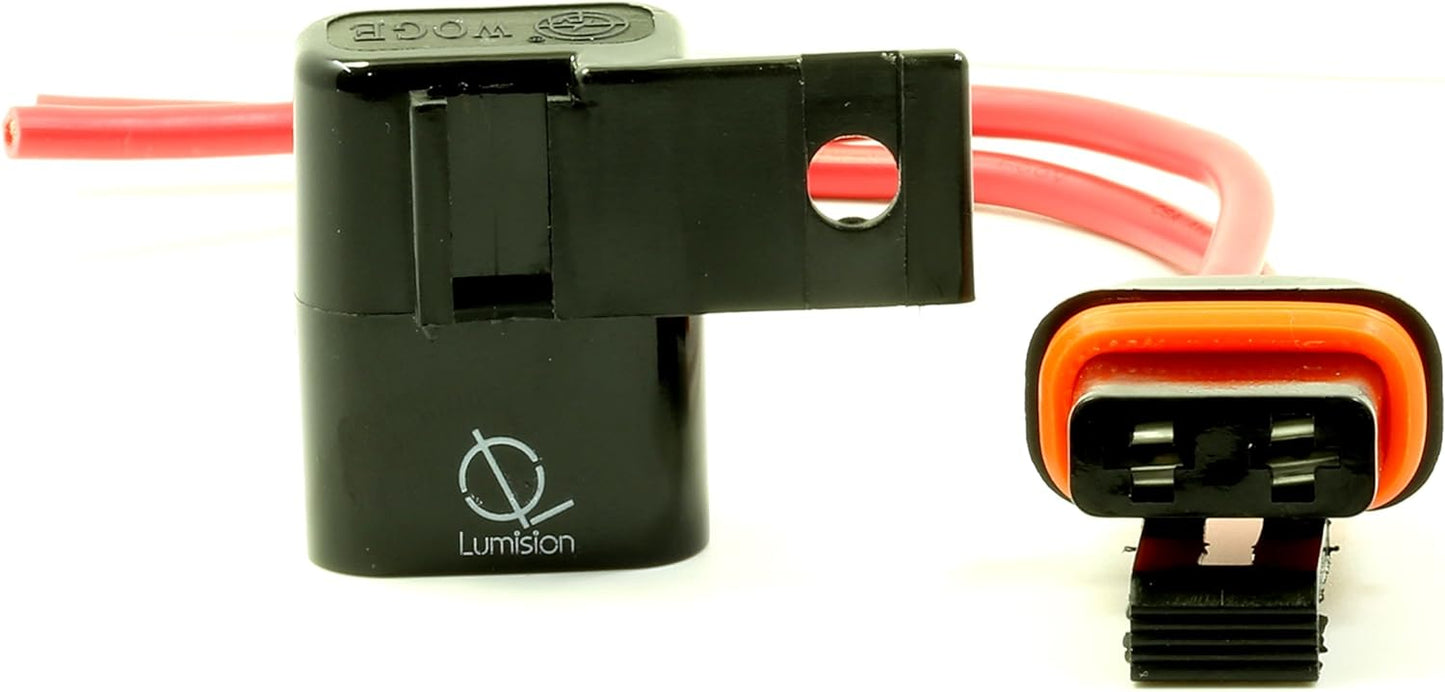 Lumision 12AWG Weather Proof Mountable Fuse Holder Marine Grade w/ 5A Fuse